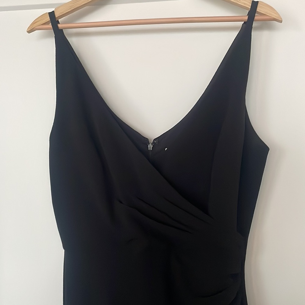 Jordan Ruched Side Slit Gown - Picture 4 of 15